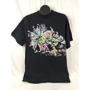 VTG 90s Hazelwood Team Premo Feathered Serpent Quetzalcoatl Art T-Shirt LARGE